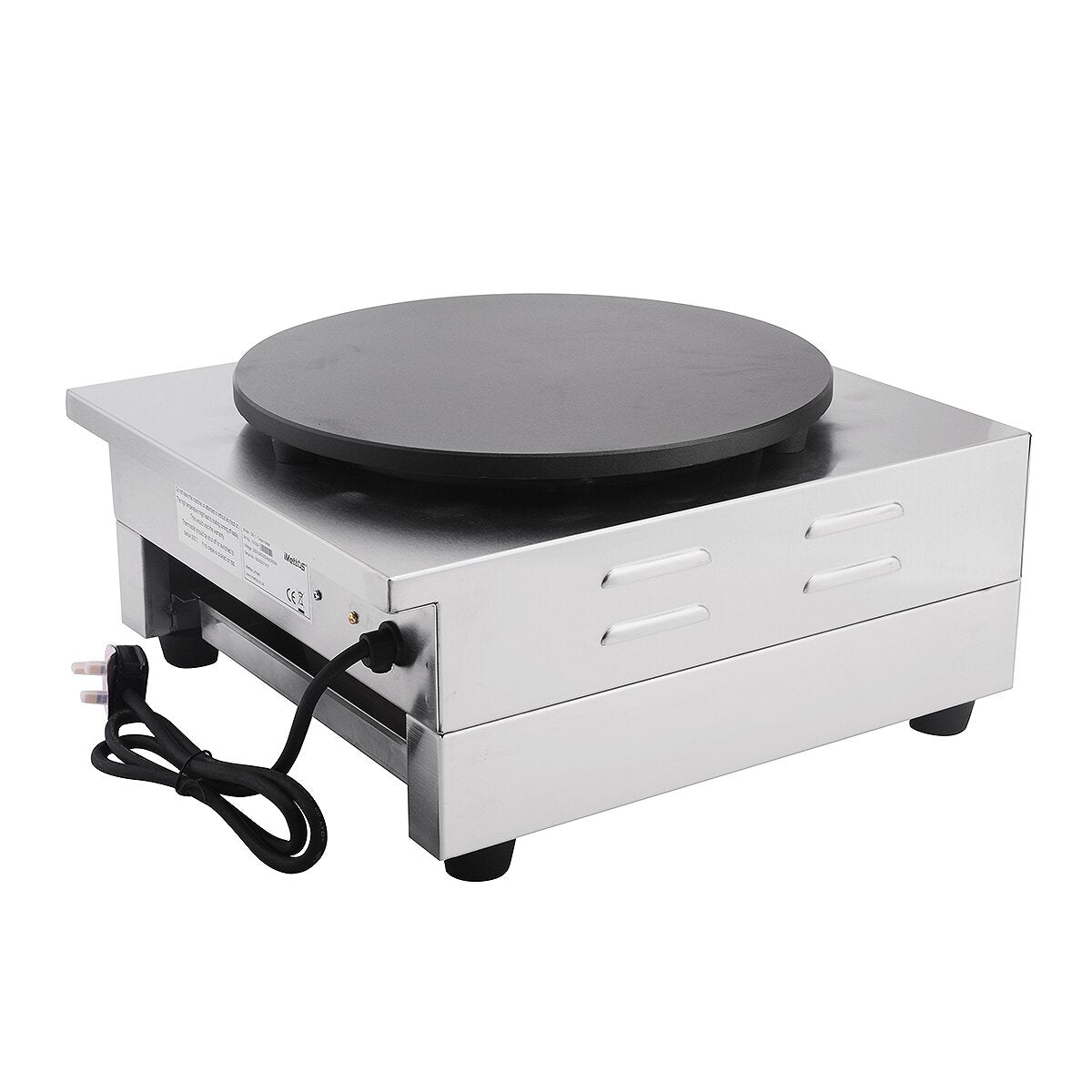 101039 - Crepe Maker 400mm - Single Crepe Tray
