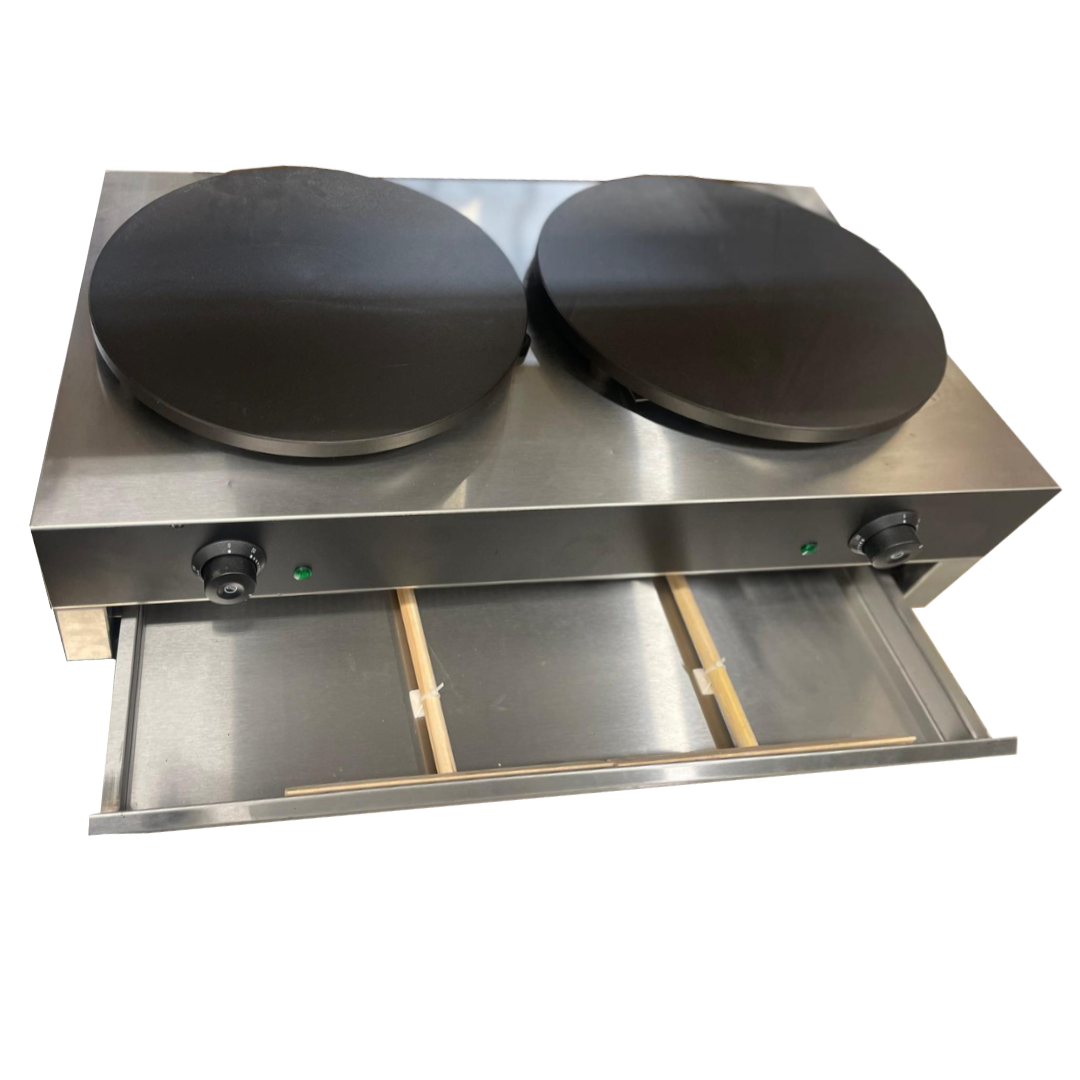 101040 - Crepe Maker 400mm - Twin Crepe Tray