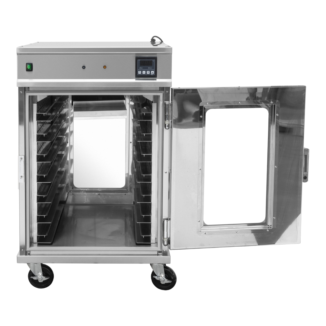 101107 - Table Top Pass Through Mobile Hot Holding Cabinet - 7 Shelves - HC-7