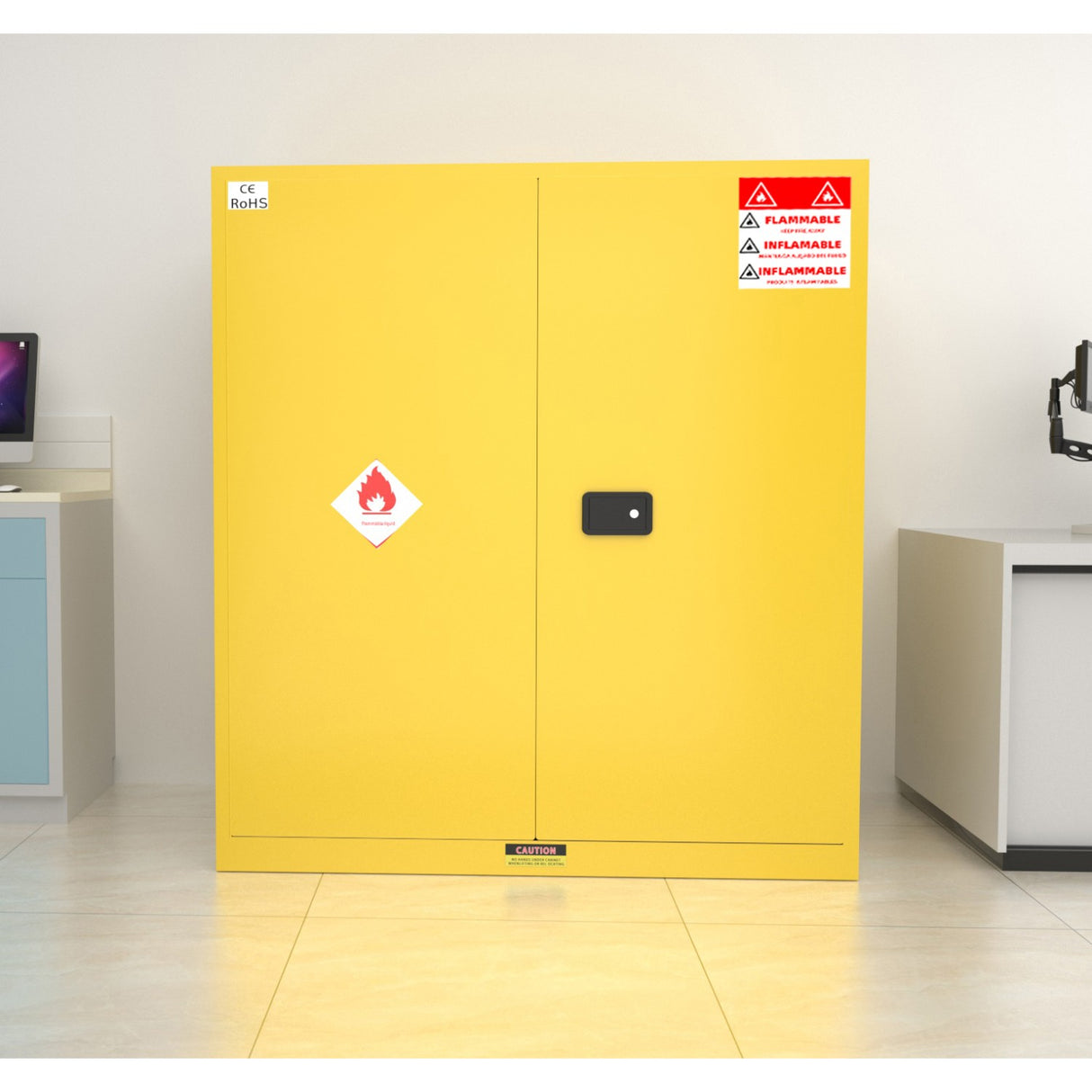 110 Gallon/ 500 Litre Flammable Safety Coshh Cabinet 1500x860x1650mm | Mb110 Gsc