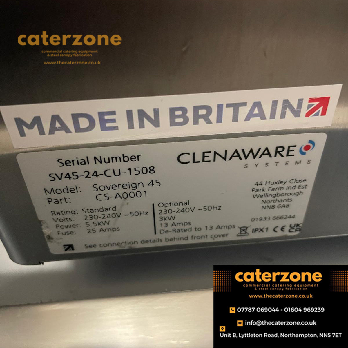 Sovereign 45 Glasswasher-Refurbished