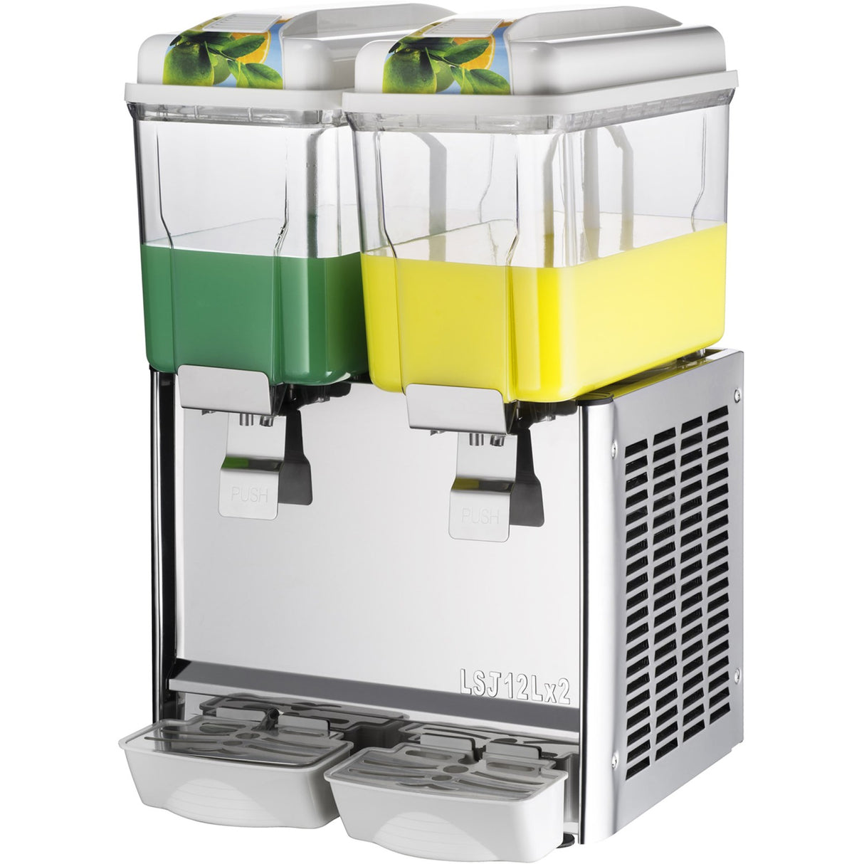 Commercial Juice Dispenser 2x12 Litres 280 W | Lsj12 Lx2