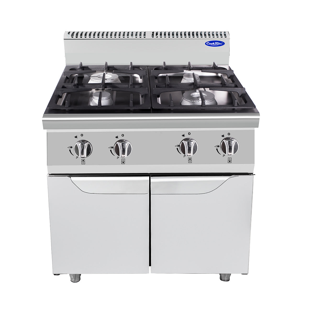 CookRite Four Burner Gas Boiling Top with Twin Door Base AT7G4B-F-2