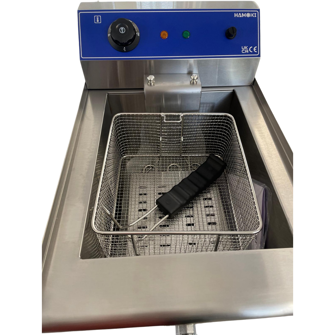 161010 - Countertop Electric Fryer - 11.5 Litre (Oil) Single Tank with Tap