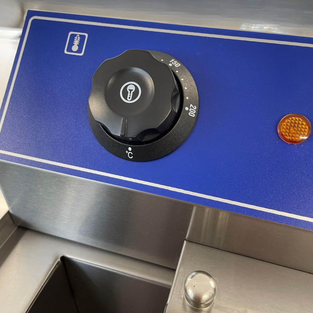 161011 - Countertop Electric Fryer - 2 x 11.5 Litre (Oil) Twin Tank with Tap