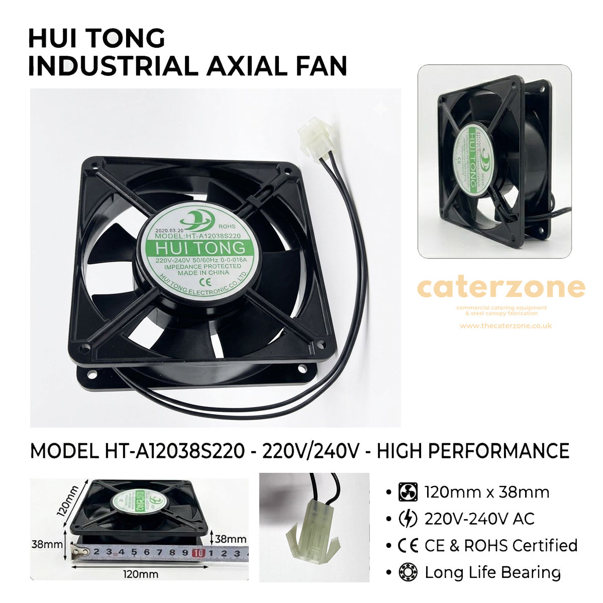 Polar Evaporator Fan,Cabinet Cooling Fan-HT-A12038D220 220-240V 12038 0.1-0.16A