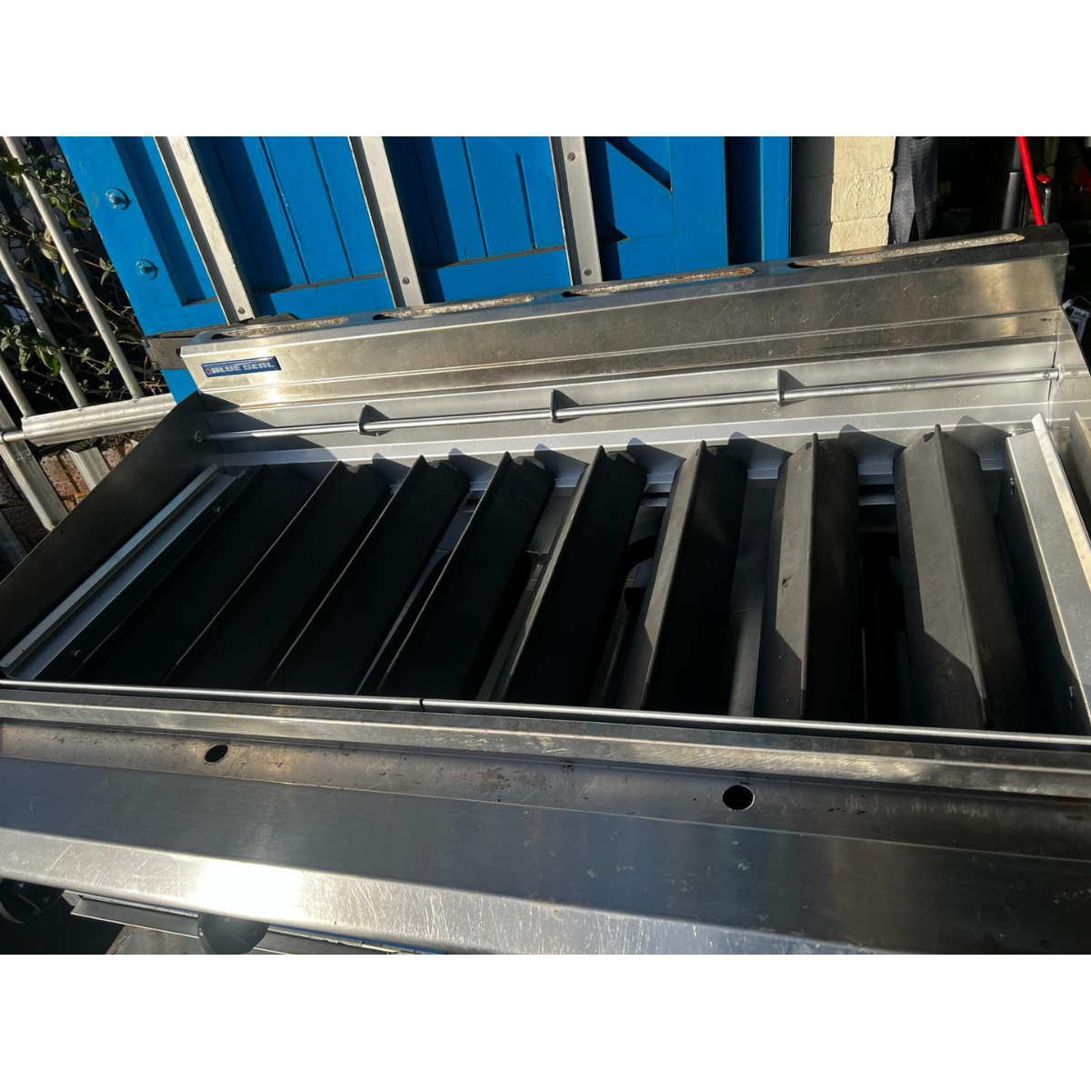 Blue seal 4 burner Gas Chargrill 120cm with Stand Refurbished
