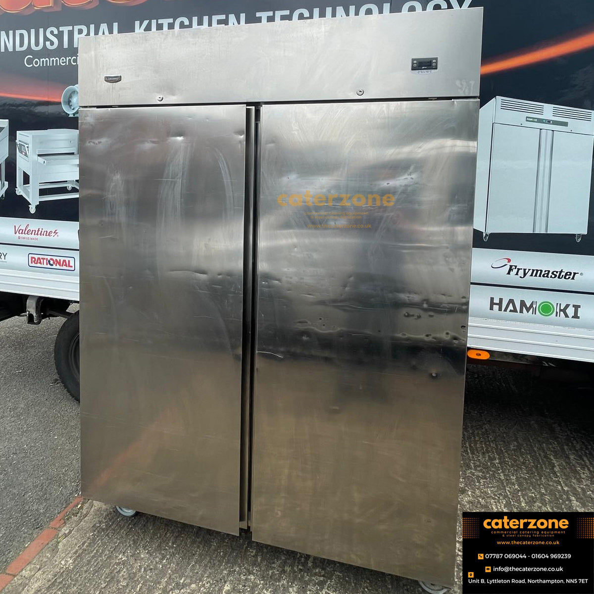 Stainless steel Electrolux Mobile Double Door Refrigerator Fridge-Refurbished