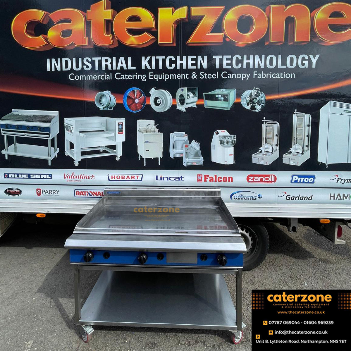 Blue Seal Gas Griddle 120 cm Chrome top - Refurbished