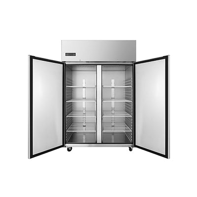 Ice-A-Cool ICE80RS Slimline Upright Double Door Fridge