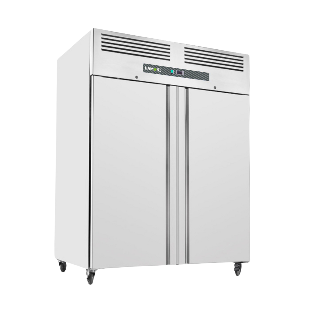 W-221008 - Upright Double Door Freezer - 935L (GN1200BT)