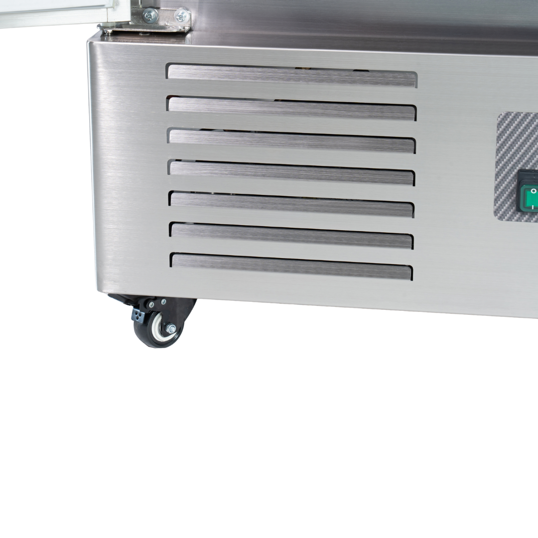 221035 - 2 Door Refrigerated Salad Counter with Stainless Steel Top - 215L (S901)