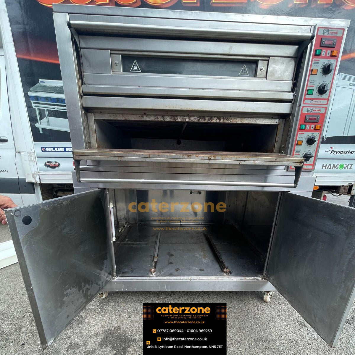 Zanolli Citizen 9 Double Deck Electric Pizza Oven with Prover-Refurbished
