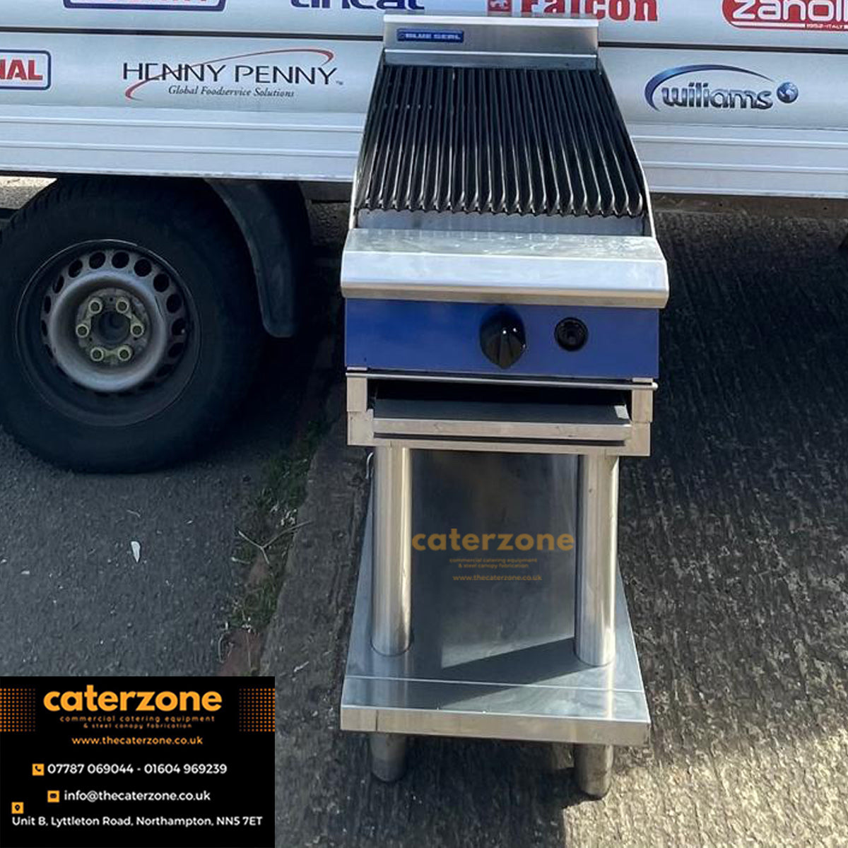 Blue seal single burner N/G Chargrill with Stand - Refurbished