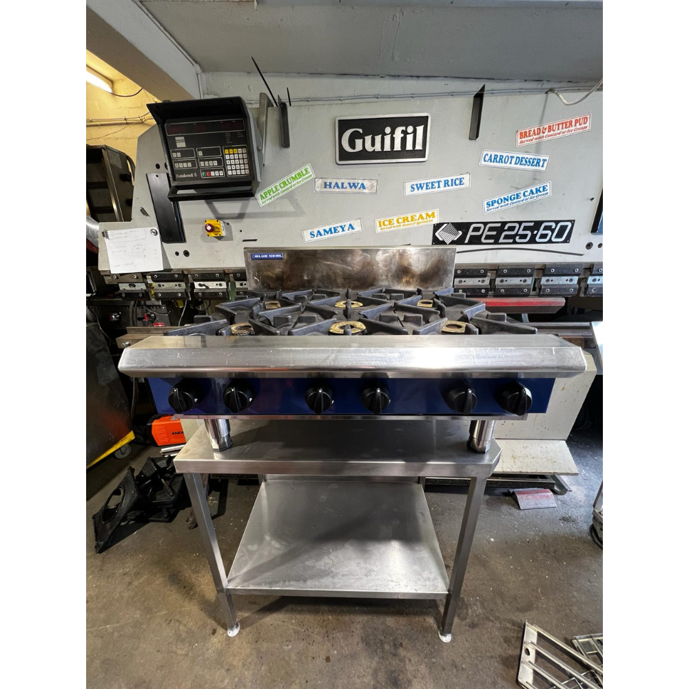 Blue Seal 6 Burner Gas Cooktop Refurbished