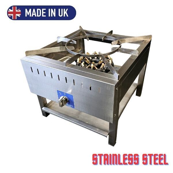 32 JET BURNER STOCKPOT COOKER FOR COMMERCIAL CATERING USE MULTI JET BURNER