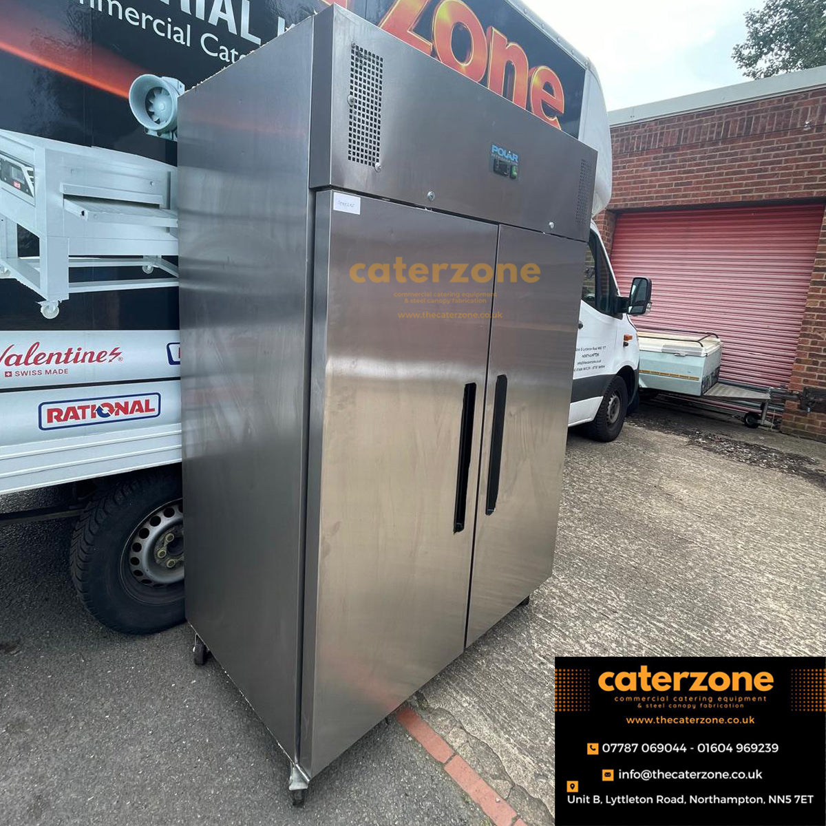 Polar G595 Two Door Upright Freezer-REFURBISHED
