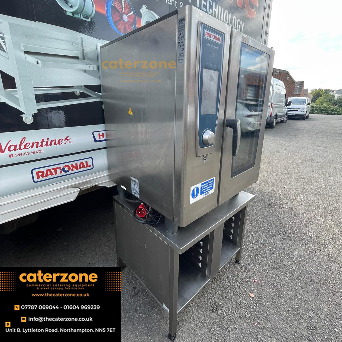 Rational Combi Oven 10 Grid Electric with stand -Refurbished