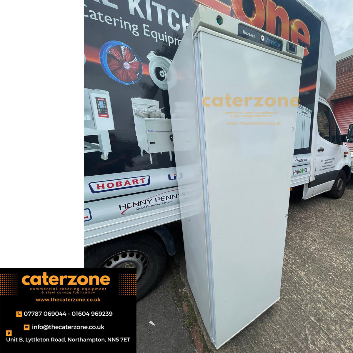 BLIZZARD UPRIGHT COMMERCIAL FREEZER -REFURBISHED