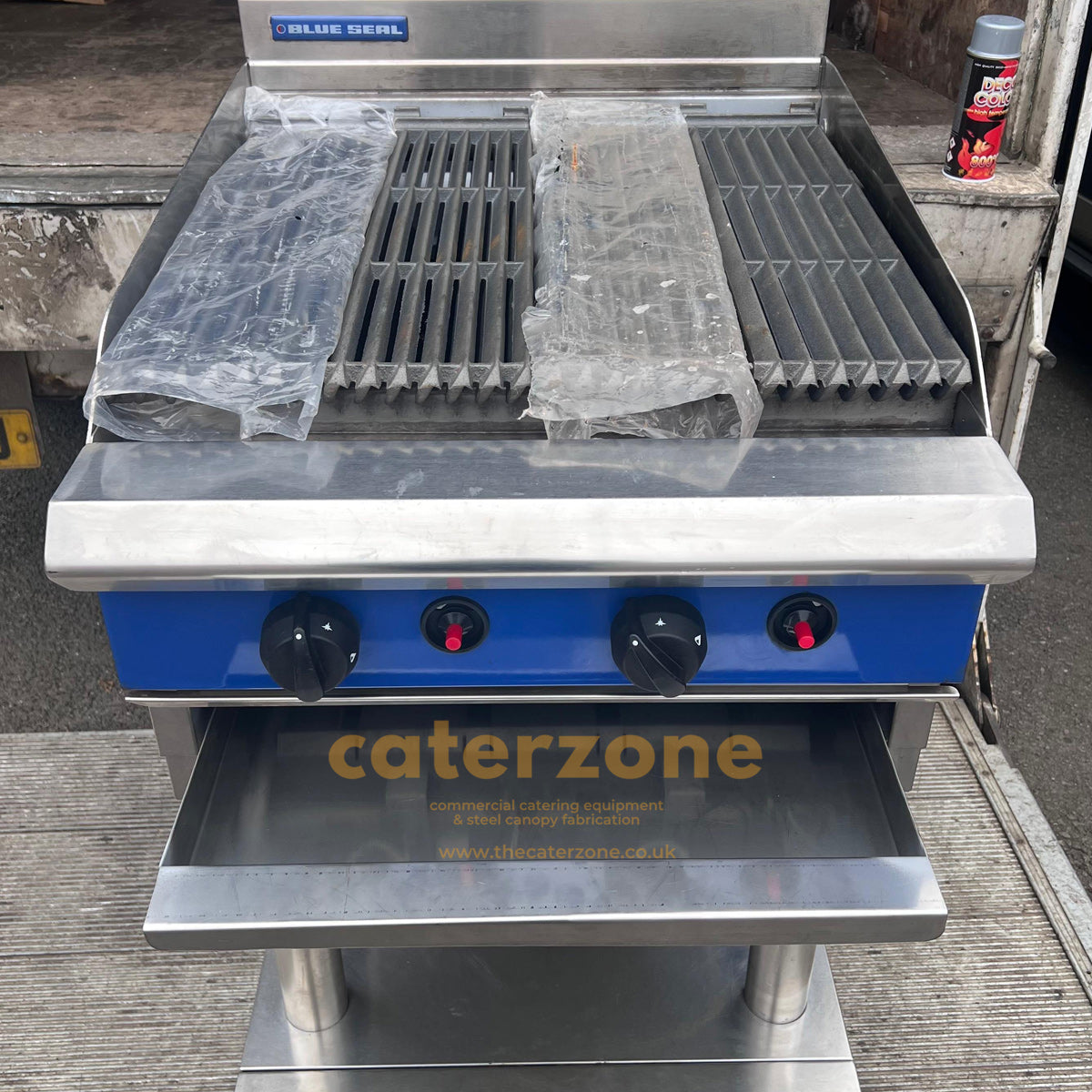 Blue Seal Chargrill Crumb & Water Tray for 60 cm grill-UK MADE