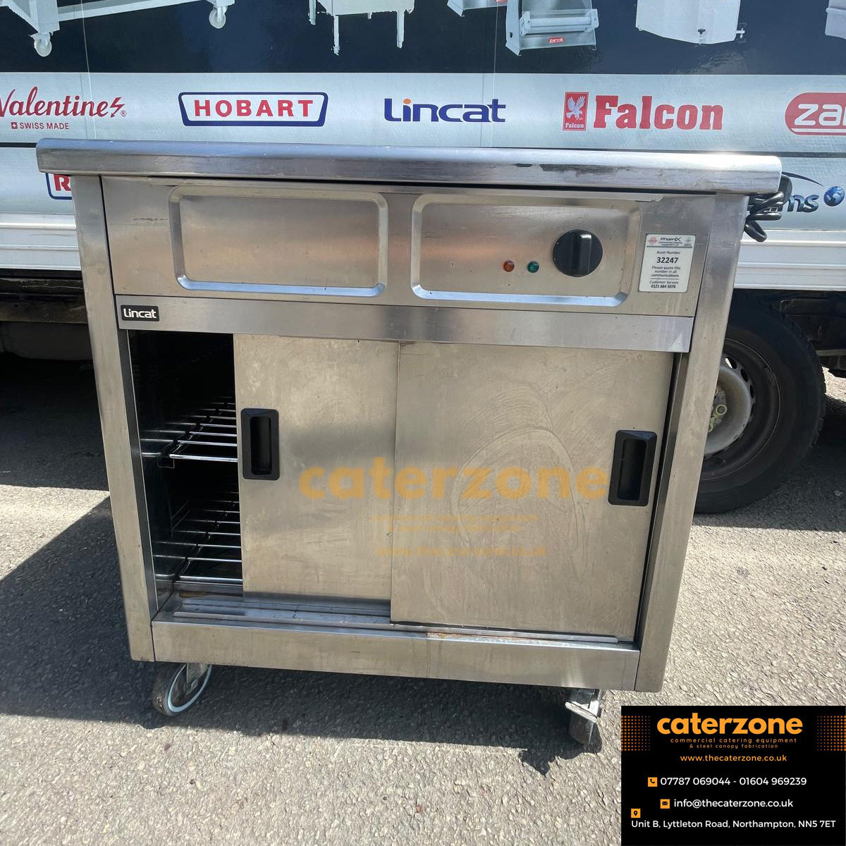 Lincat Mobile Hot Cupboard, Model- GM2 -REFURBISHED