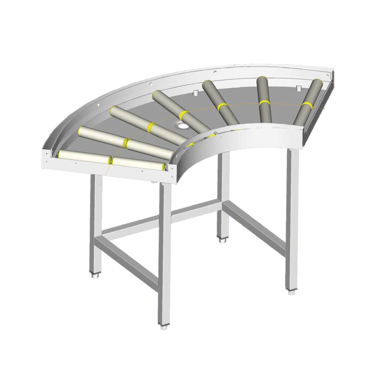 CR-90 90º curve with feet