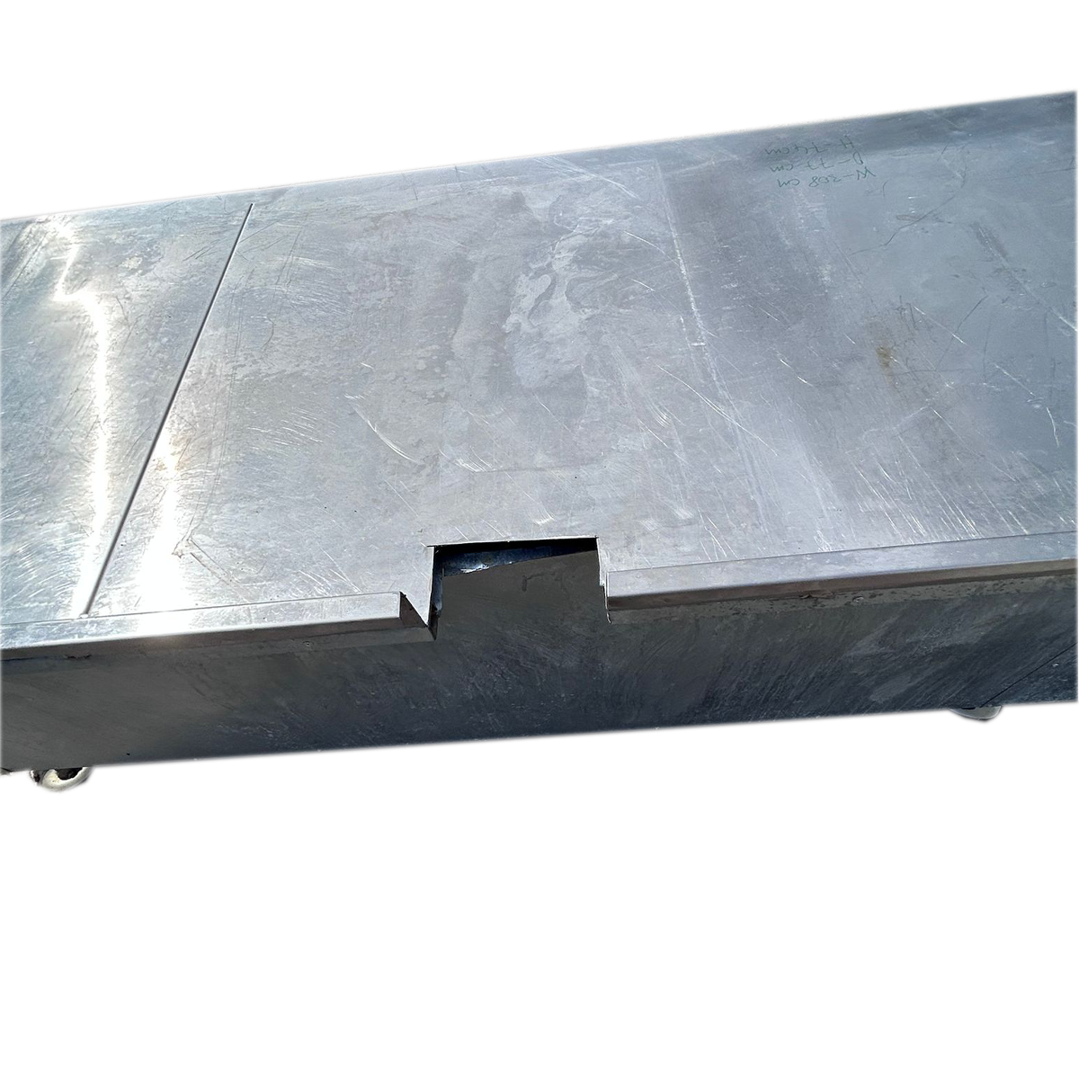 Commercial 308x77x74cm Cabinet Table - Used