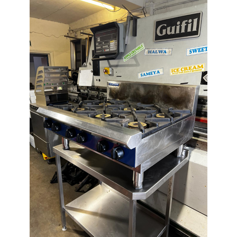 Blue Seal 6 Burner Gas Cooktop Refurbished