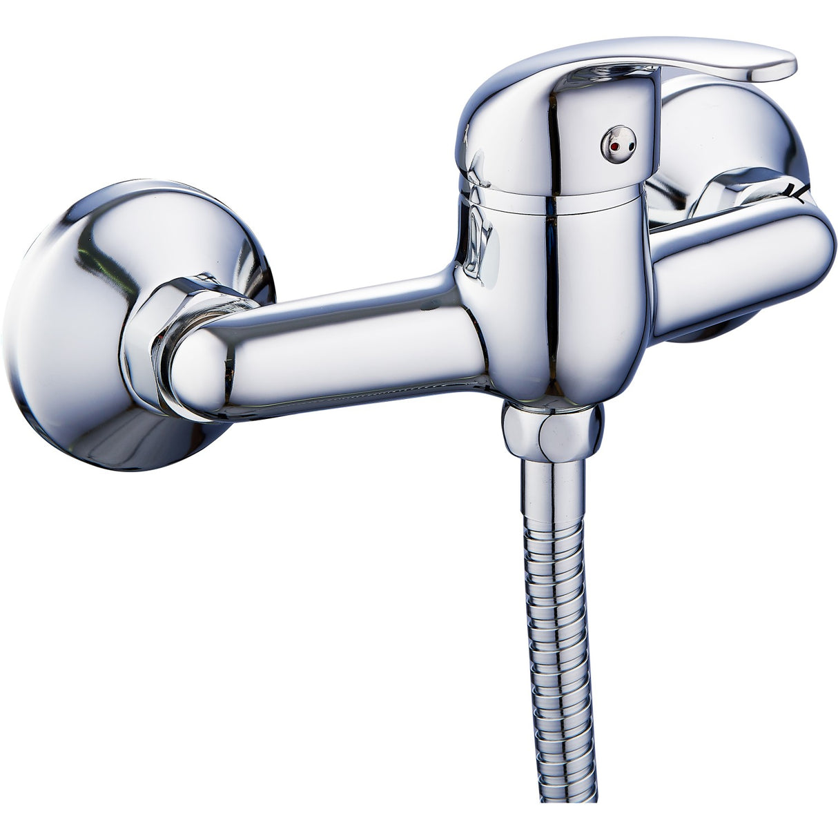 Wall Mounted Mixer Tap Single Lever Chrome