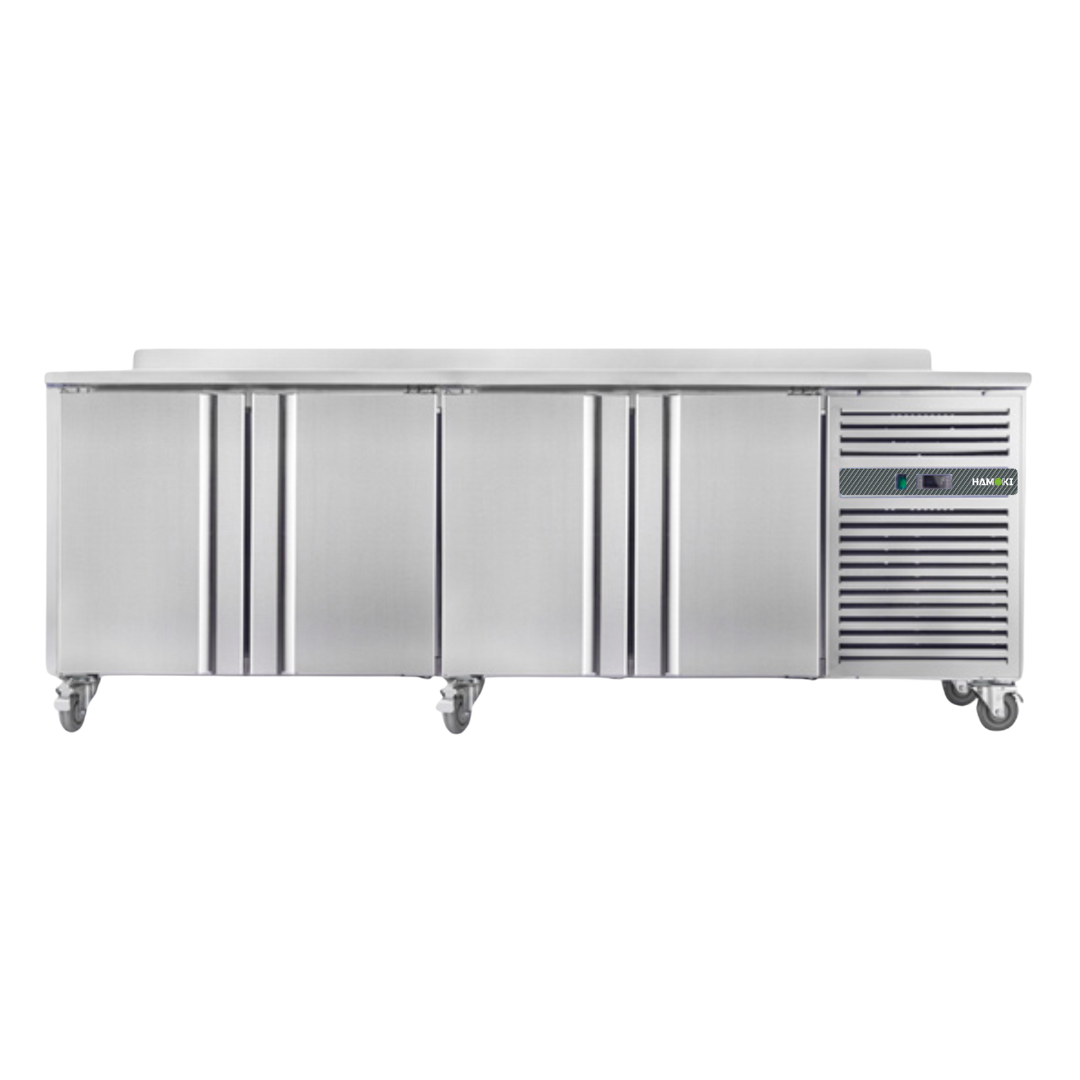 W-221066 - 4 Door Freezer Counter with Backsplash - 467 L (SNACK4200BT)