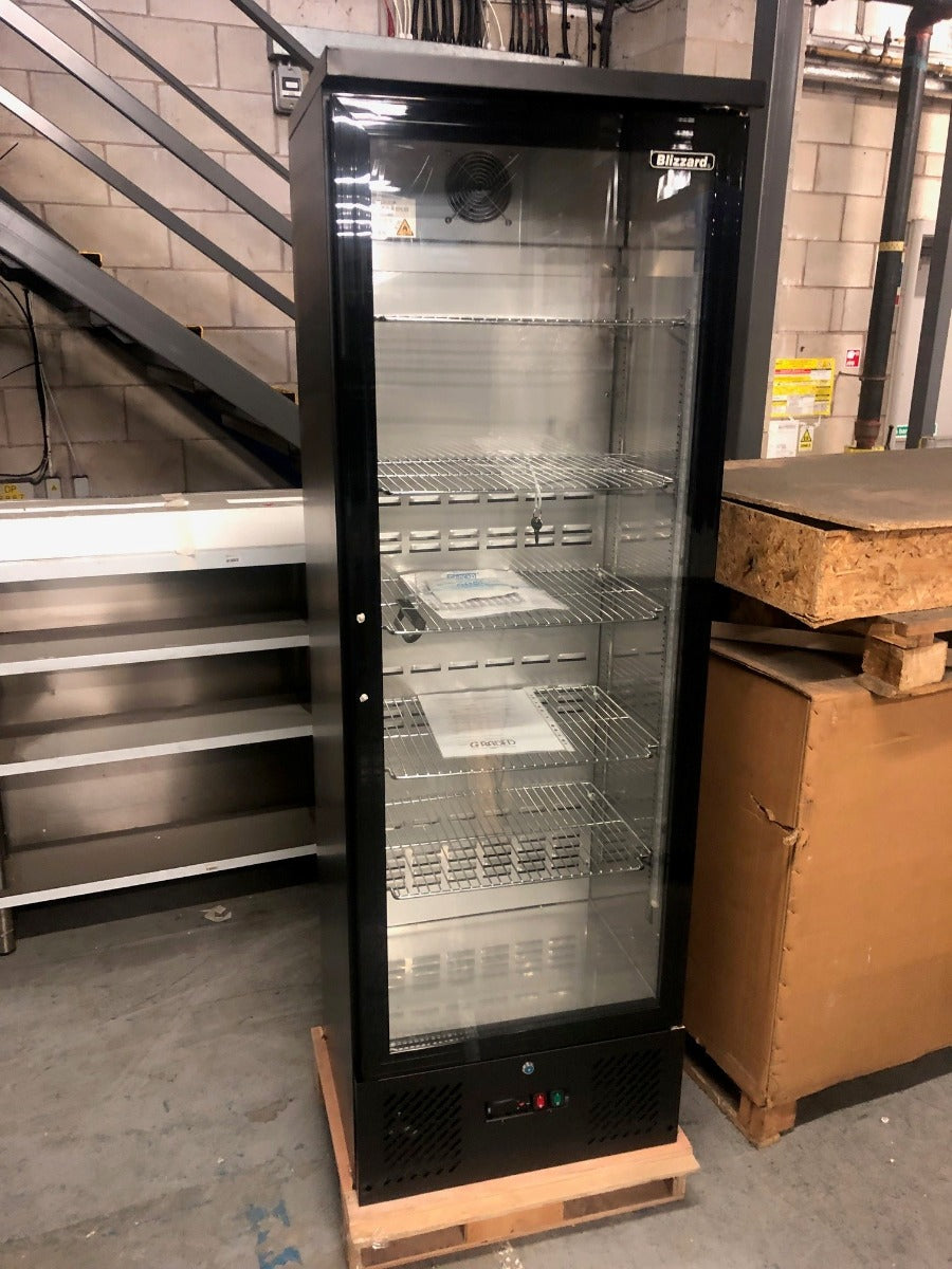 Graded 02079 Upright Single Hinged Glass Door Bottle Cooler