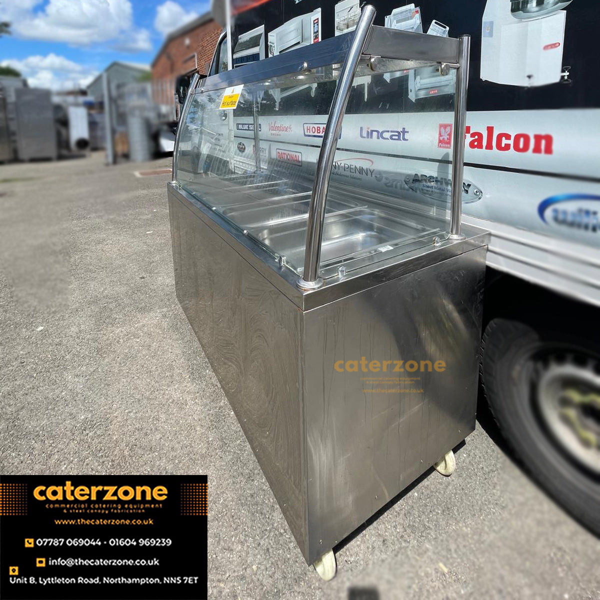 Bain Marie / Heat Display / Hot Cupboard with 4 x 1/1 GN & Castors-Refurbished