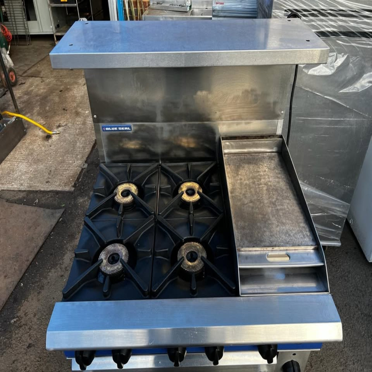 Blue Seal 4 Burner Cooker Range Oven with Hot Plate Refurbished