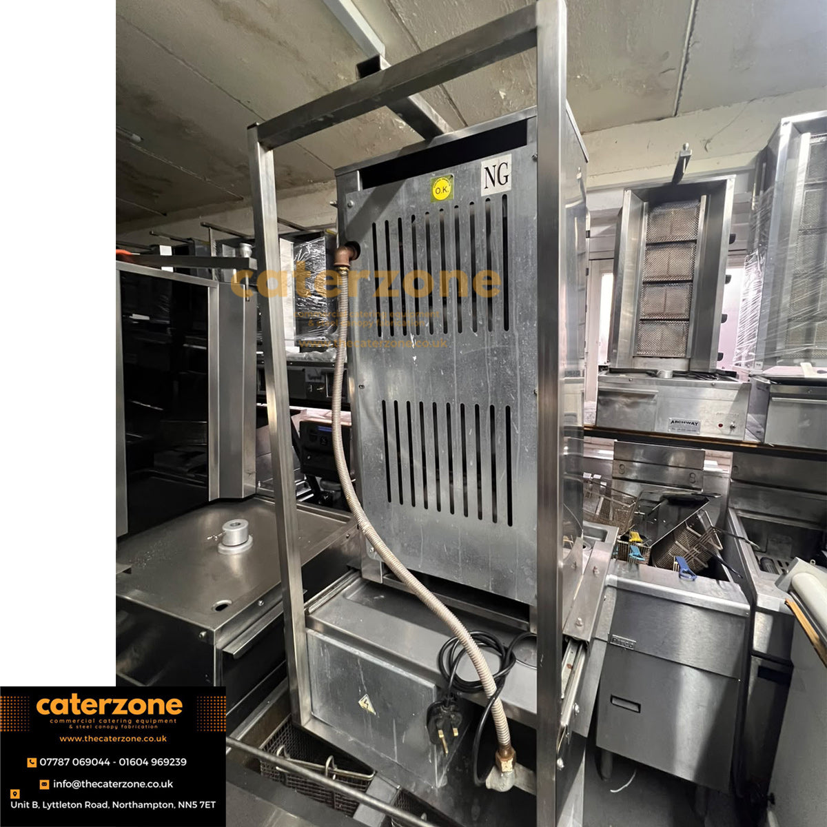 4 Burner Gas Doner Kebab Machine-Refurbished