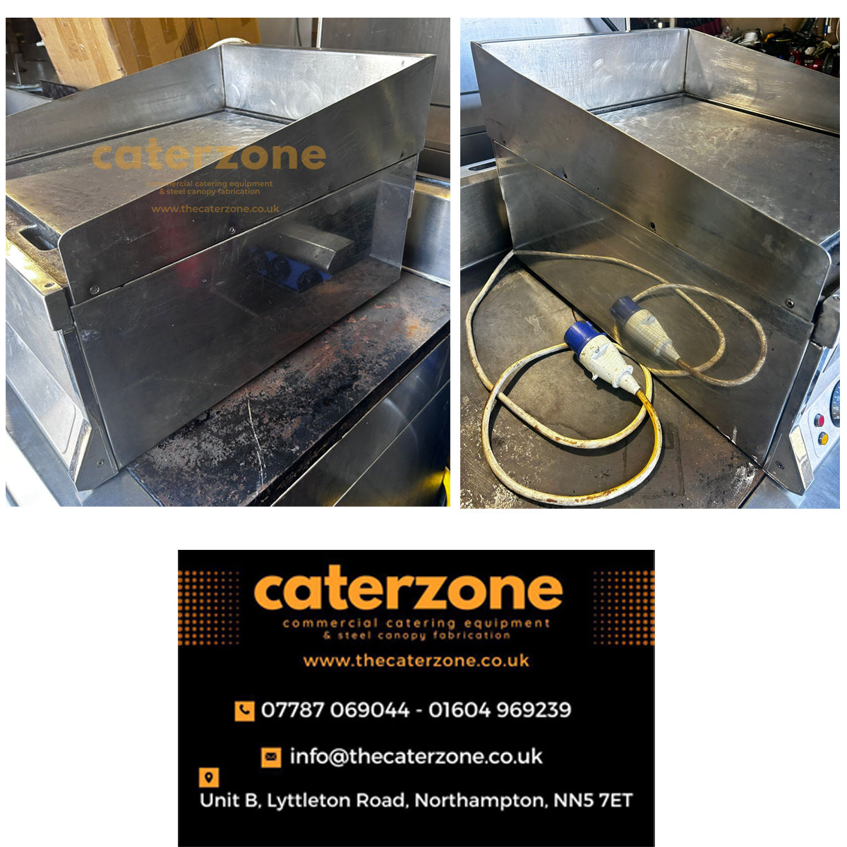 Moorwood Electric Griddle with cabinet base -Refurbished