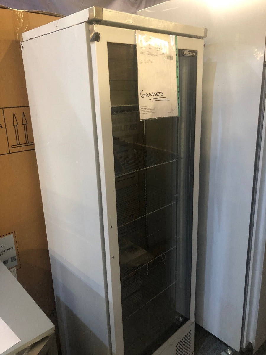 Graded 02008 Upright Single Hinged Glass Door Bottle Cooler