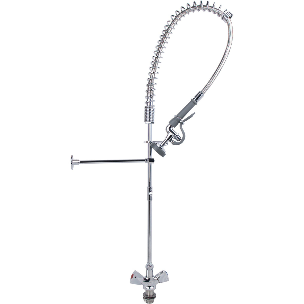 Standard Pre Rinser With Compression Cartridge And Rotary Handle Chrome Plated Brass | 6902 A