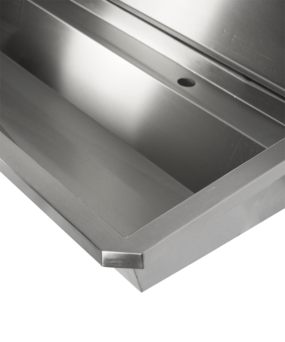 Commercial Sink - Spacious 2400mm Four-Compartment Hand Wash Trough Sink - Model 7013.4615