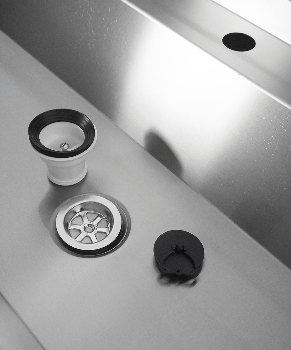 Commercial Sink - Spacious 2400mm Four-Compartment Hand Wash Trough Sink - Model 7013.4615