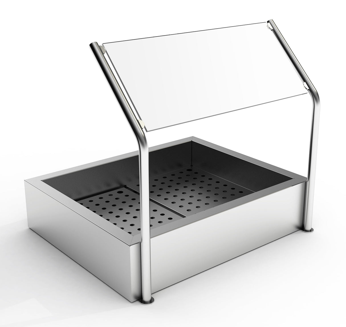 Elevate Your Service with the Combisteel Glass Cover 3/1 GN – Perfect Fit for Models 7013.2710 & 7013.2810