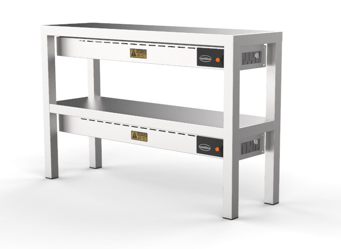 Elevate Your Cooking Experience with the Combisteel 2-Level Ceramic Overshelf Heater - 1400 Model Featuring 8 Powerful 250W Heaters