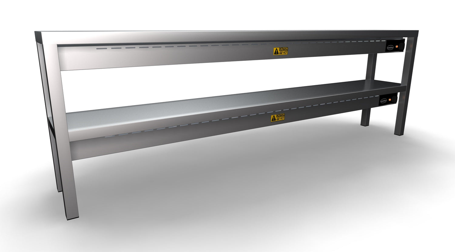 Elevate Your Cooking Experience with the Combisteel Dual-Level Ceramic Heated Overshelf – 2000W Power and 12 Efficient 250W Heaters