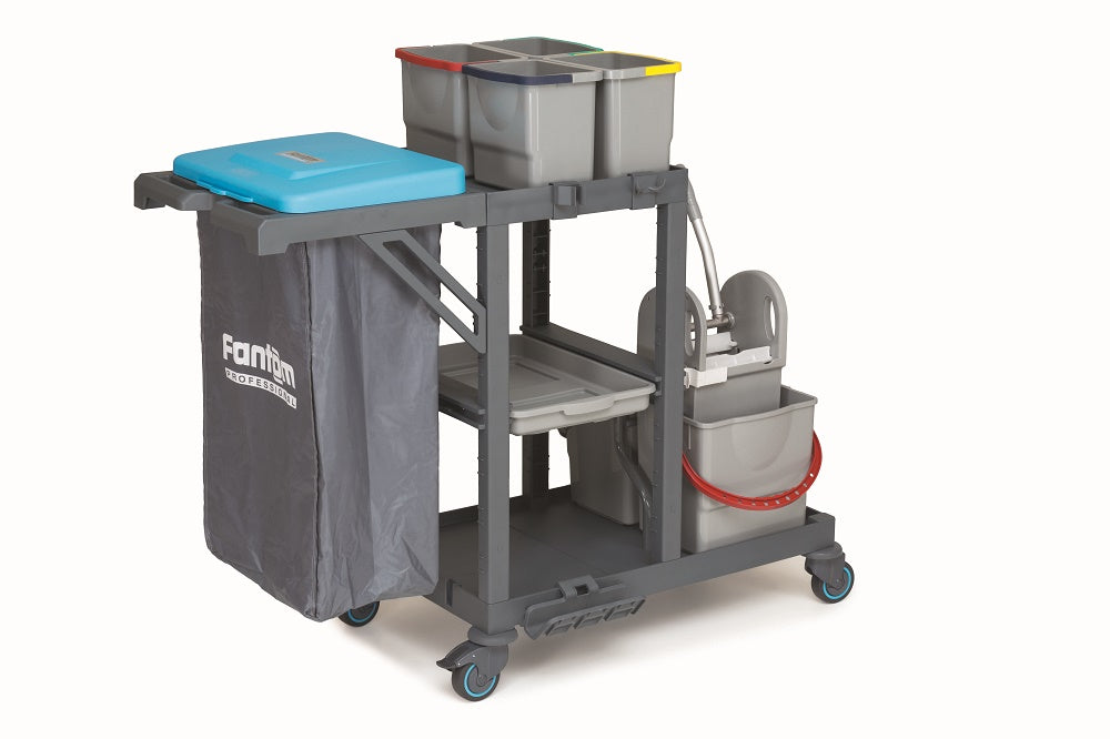 Procart 311 Deluxe Cleaning Trolley by Combisteel - Perfect for Professional Use