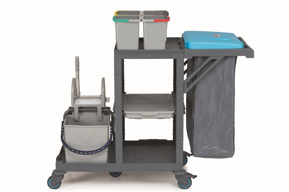 Procart 311 Deluxe Cleaning Trolley by Combisteel - Perfect for Professional Use