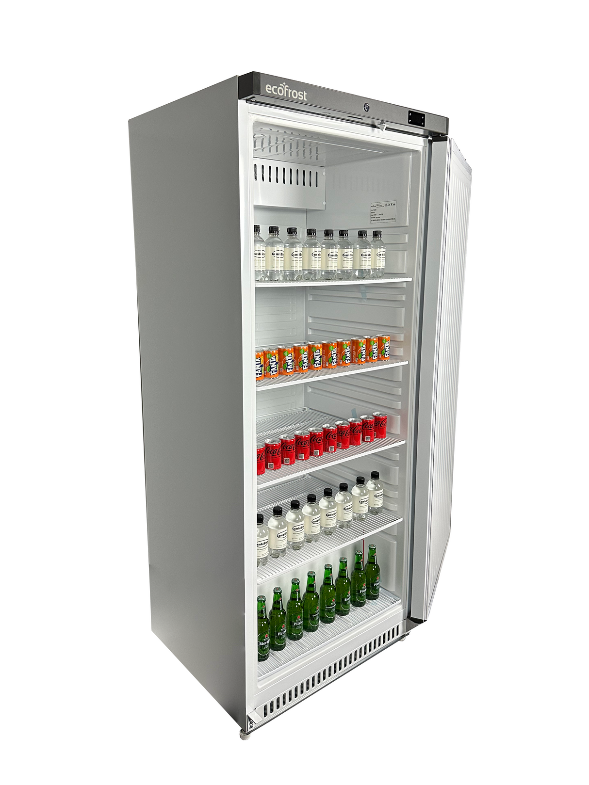 Commercial Catering Equipment - Refrigerator White 1 Door 600 L