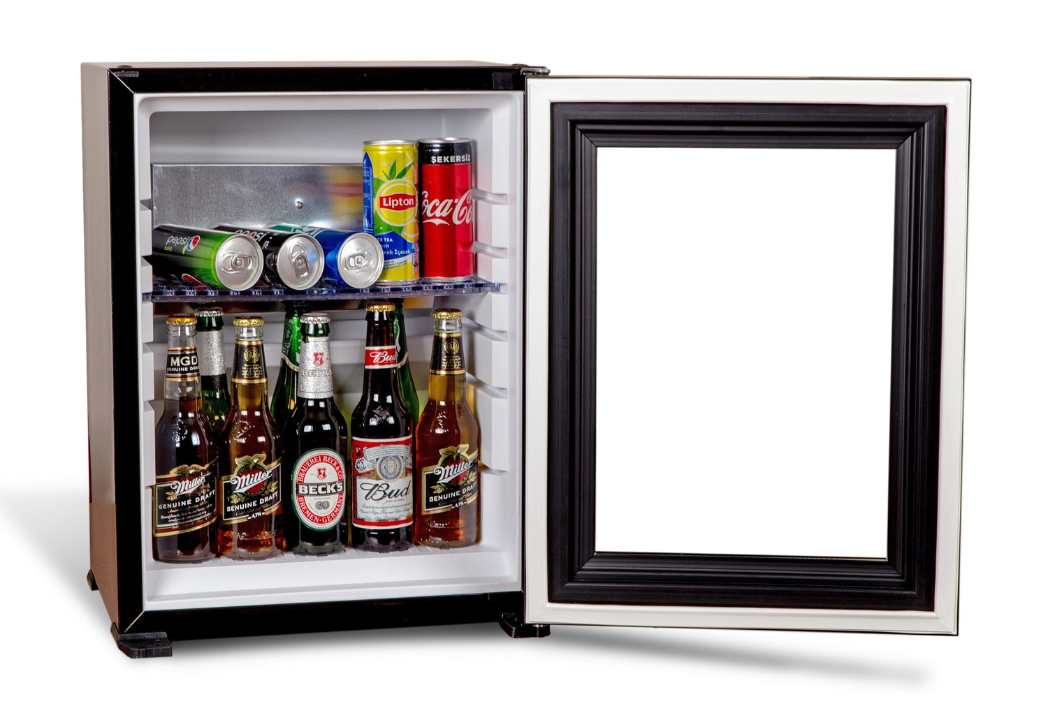 Chic 60L Glass Door Minibar with Efficient Peltier Cooling System – Model 7071.0030