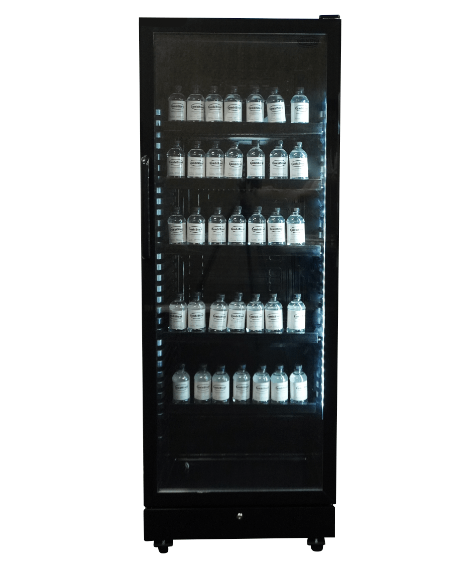 Commercial Catering Equipment - Refrigerator 1 Glass Door Black Sve 450 Bl