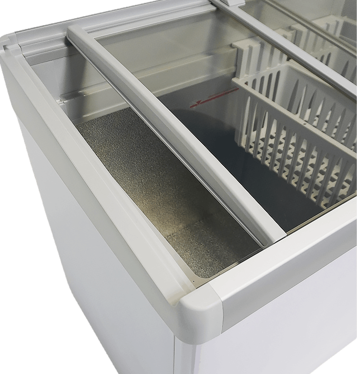 Commercial Chest Freezer - Chest Freezer Glass Cover Lotte 586