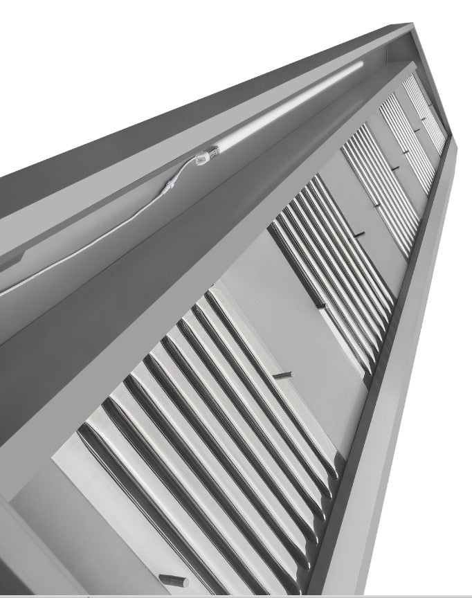 Commercial Catering Equipment - 900 Wall Mounted Hood Complete 3000 *Transport On Request*