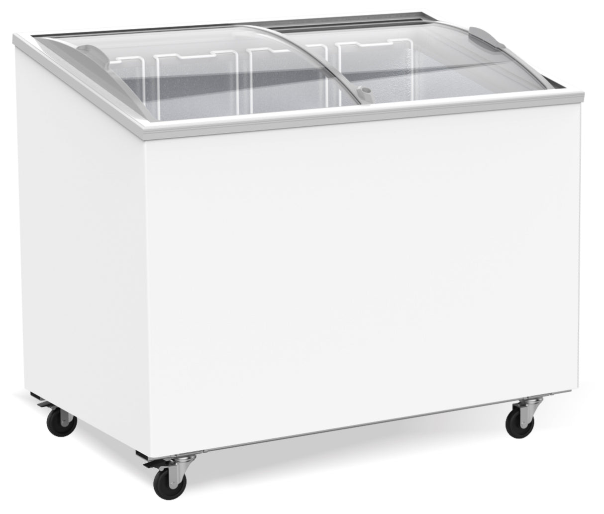 Premium 297L Combisteel Chest Freezer with Tempered Glass Top - Model 7151.1005